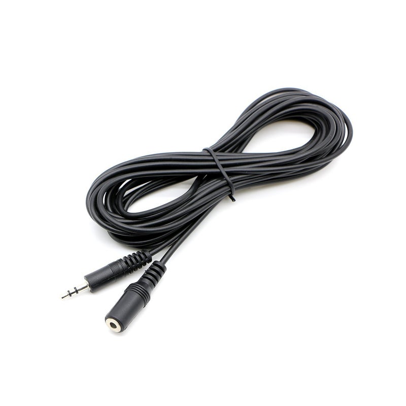 PASOW 3.5mm Stereo Male to Female Extension Audio Cable Cord (15 Feet) - Image 4